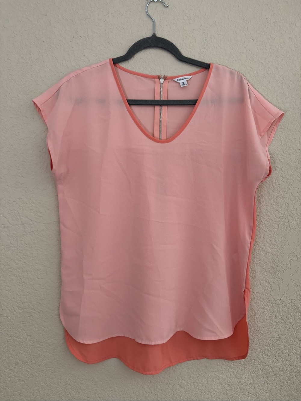 Calvin Klein high low blouse - size M - EUC!!